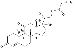 乙酸可的松結構式