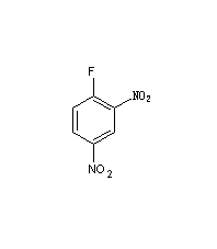 2,4-二硝基-1-氟苯結(jié)構(gòu)式