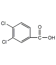 3,4-二氯苯甲酸結構式